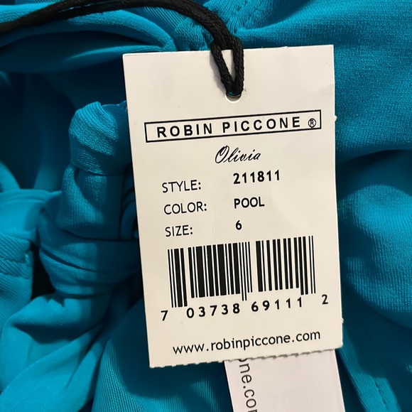 Robin Piccone Olivia One Piece | Style 211811 | Color: Pool - Picture 3 of 4